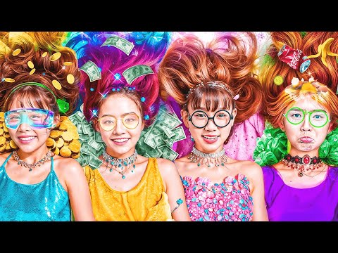 لقد قمنا بحفلة نوم الأحلام! الطلاب الفقراء ضد العاديين ضد الأغنياء ضد الفائقو الغنى في الحفلة