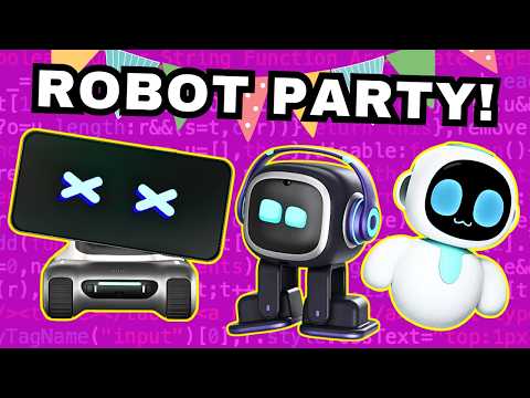 Emo, Eiliko, LOOI, & MORE Finally Meet! (ROBOT PARTY + UPDATES)