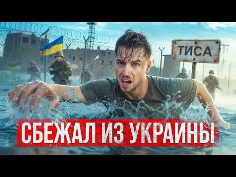 🏃‍♂️Побег из Украины через Тису / Меня искали ТЦК, Радикалы - переплыли не все 🤯/ История побега 8/8