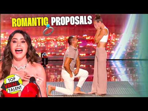 Most UNEXPECTED & Romantic Marriage Proposals on Talent Shows 💕