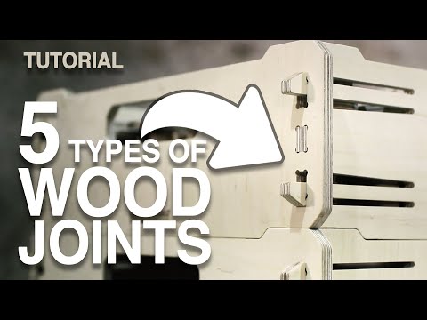 How To Make 5 Types of Woodworking Joints - ARIBABOX