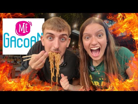 Foreigners Try Mie Gacoan LEVEL 8 In Indonesia 🔥🥵 🇮🇩 | Can We Handle The Heat?! 🌶️
