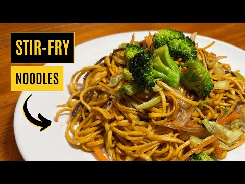 Stir-Fry Vegetable Noodles! (Suitable for Vegans)