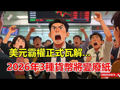 美元霸權正式瓦解？2026 年這「3 種貨幣」將變廢紙！保全家產的唯一方法：立刻建立你的「個人金本位」！#美元霸權 #個人金本位 #2026 #貨幣瓦解 #投資 #避險 #財富自由  #經濟危機