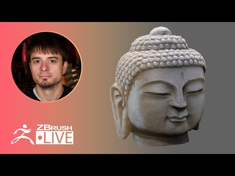 ZClassroom LIVE - Workflow Basics: Cleaning up Scan Data - Pixologic Joseph Drust - ZBrush 2020