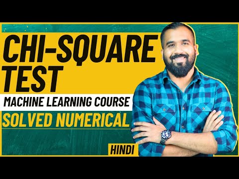 Chi-Square Test Explained with Solved Numerical in Hindi l Machine Learning Course