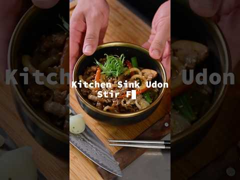 • kitchen sink udon stir fry •