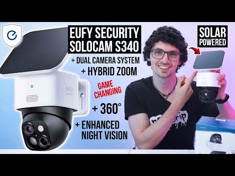 eufy SoloCam S340 Review: Solar Powered Outdoor Security Camera - 360° Coverage With Hybrid Zoom!