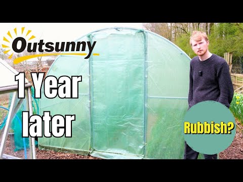 Budget Outsunny Polytunnel Review: 1 YEAR LATER | How Has It Held Up?