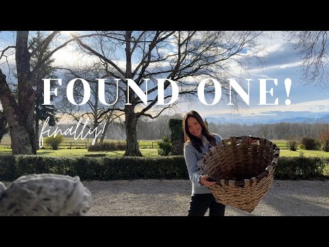 French flea market adventures & haul | DIY spring basket ideas