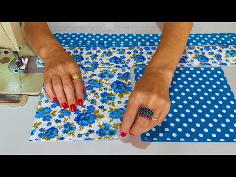 Bora Costurar um Tapete de RETALHOS com SOBRAS de Tecidos? Muito FÁCIL! 😍