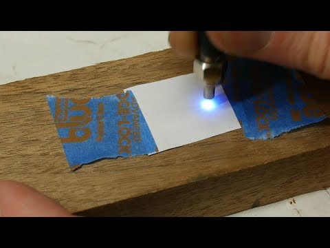 UV laser creates disappearing ink in normal printer paper