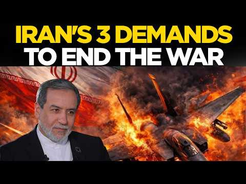 LIVE | IRAN’S 3 DEMANDS TO END WAR! Pezeshkian Breaks Silence on Peace Terms With Israel & US