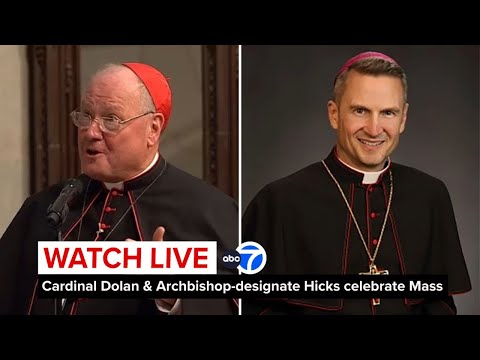 LIVE | Timothy Cardinal Dolan and Archbishop-designate Ronald Hicks celebrate Advent/Christmas Mass