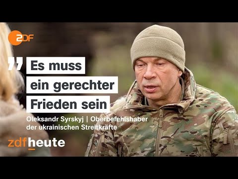 Ukrainischer Armee-Chef Syrskyj im Exklusiv-Interview I auslandsjournal