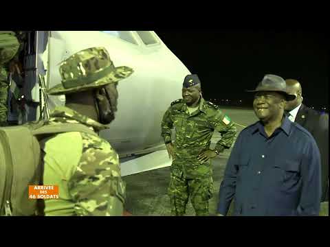 Cérémonie d'arrivée des 46 soldats ivoiriens à Abidjan (Emission spéciale)
