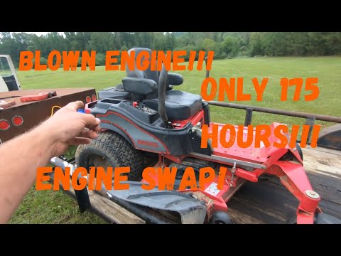I Bought A Zero Turn With A Blown Engine Lets Fix It!