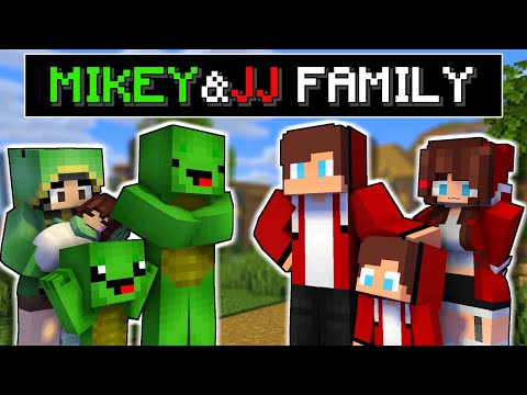 MAIZEN : Having a MAIZEN FAMILY - Minecraft Animation JJ & Mikey