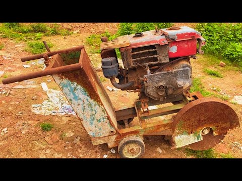 Restoration Old Concrete Cutters Left Behind For Many Years // Restore and Repair Construction Tool