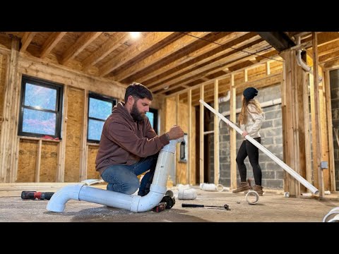 ROUGH IN Plumbing For Our HOME