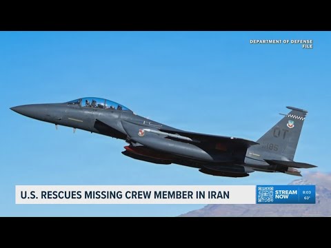 US airman found safe from downed fighter jet in Iran | The latest