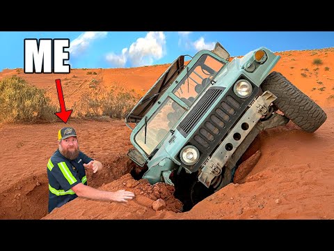 Ditch Swallows Hummer… Youth Group Stranded in the Desert!