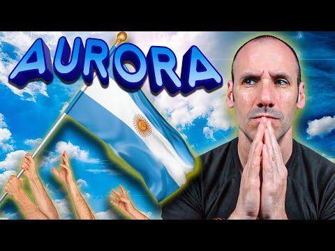🇦🇷 Aurora | Reacción al Himno de la Bandera Argentina | Me emocioné de verdad