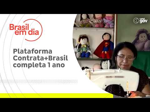 Plataforma Contrata+Brasil completa 1 ano