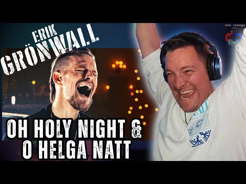 O NIGHT DIVINE! Erik Grönwall - Oh Holy Night & O Helga Natt 🇸🇪 REACTION!