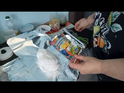 Красим пряжу при помощи духовки при этом пряжу оставляем в мотке.#краскирадугинапряжи