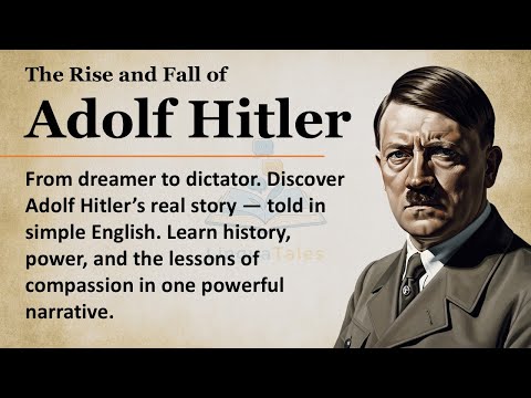 The Rise and Fall of Adolf Hitler | A Simple English Story | Graded Reader English Level 2