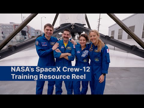 NASA's SpaceX Crew-12 Training Resource Reel