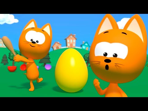 Котенок Котэ - Kote Kitty 🍦 Learn colors with Balloons and Surprise Eggs | बच्चों के लिए कार्टून