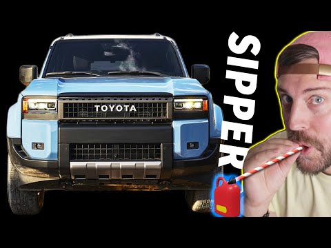 The new 2024 Toyota Land Cruiser Hybrid's fuel efficiency is IMPRESSIVE // PHEV incoming?!