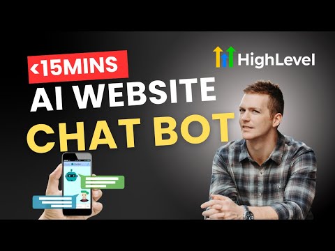 How To Build a Smart AI Web Chat in Go HighLevel (Trainable Chatbot for Your Website)