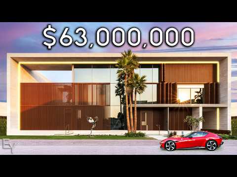 Inside $63,000,000 BILLIONAIRE’S Row MEGA MANSION in DUBAI