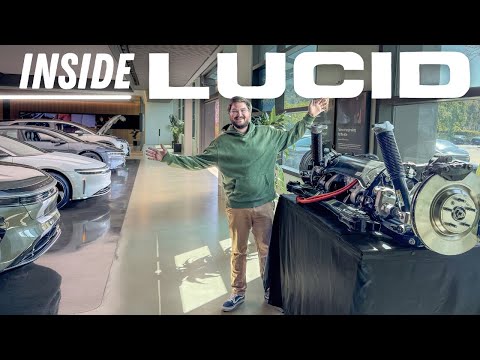 Inside Lucid! Gravity Powertrain, DC Fast Charging Performance, Supercharger Compatibility, & More
