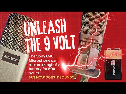 Voice Over Mic Trick? Sony C48 Sounds TOTALLY Different on 9V Battery