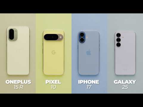 OnePlus 15R vs Pixel 10 vs Galaxy S25 vs iPhone 17: Don’t Buy Before Watching!