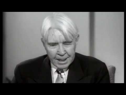 Poet Carl Sandburg interview (1956)