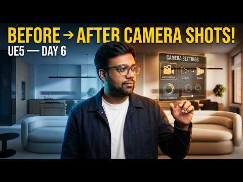 Unreal Engine 5 Camera Tutorial | ArchViz Day 6 (UE5)