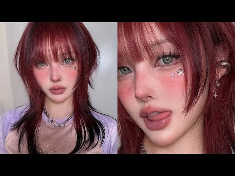 인스타그램 메이크업 요청! 레드 염색 메이크업🍒 Instagram Requests: Makeup For Red Hair!