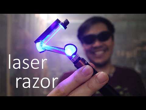 Shaving my face like its the Year 3000