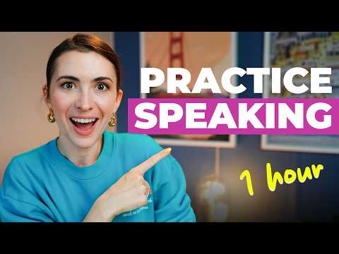 Improve your English speaking fluency | Shadowing practice for one hour