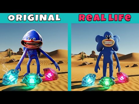 Shin Sonic Gets Rubies, Ready for Ultimate Power | Sonic Original vs Real Life | Animation