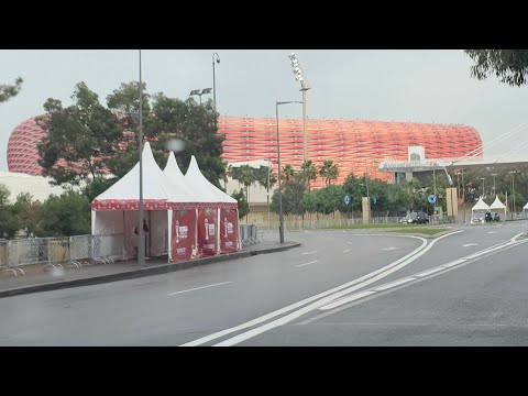 Live from the Prince Moulay Abdellah complex today, the atmosphere is fantastic, God willing! 👏👏🌧...