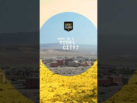 Guard Training in a Model City #nationalguard #army #training