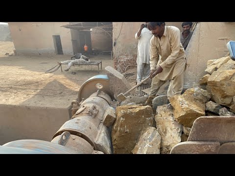 "Huge Rocks Crushing Process. Super Satisfying Stone Crushing Process by Jaw Crusher #rockcrusher"