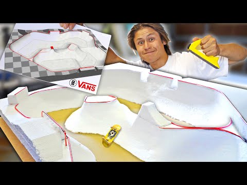 D.I.Y CONCRETE VANS FINGERBOARD BOWL! (Part 1)