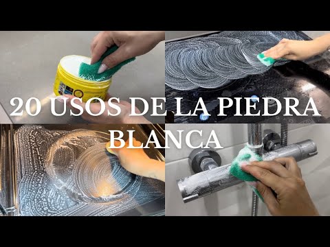 20 USOS DE LA PIEDRA BLANCA QUE NO CONOCÍAS✨TRUCOS DE LIMPIEZA QUE DEBES SABER🔝LIMPIEZA DEL HOGAR